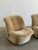 1980s 1980s Pair of Scoop Lounge Chairs in Champagne For Sale - Image 5 of 15
