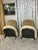 Pair of Vintage Hammary Tufted Velvet Lounge Chairs – Warm Camel Beige (Non-Swivel) For Sale - Image 9 of 12