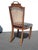 Vintage French Louis XVI Style Cane Back Dining Chair W Black Vinyl For Sale - Image 12 of 12