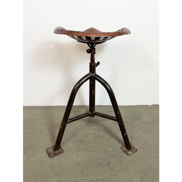 Vintage Industrial Swivel Chair, 1950s For Sale - Image 13 of 18