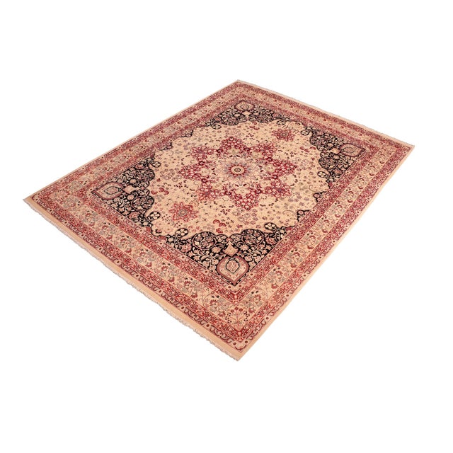 Designed with mesmerizing intricacy and gorgeous color palette, this hand-knotted masterpiece demonstrates the beauty and...