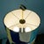 1960s Mid-Century Austrian White Lacquer and Brass Table Lamp attributed to J. T. Kalmar, 1960s For Sale - Image 5 of 11