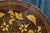 Vintage Federal Style Teak Stenciled Round Tilt Top Side Accent Table For Sale - Image 14 of 17