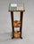 Art Deco wooden and mosaic side table