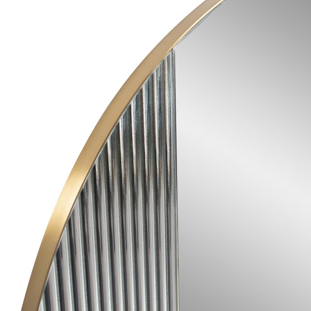 2020s Frosted Wall Mirror For Sale - Image 5 of 11