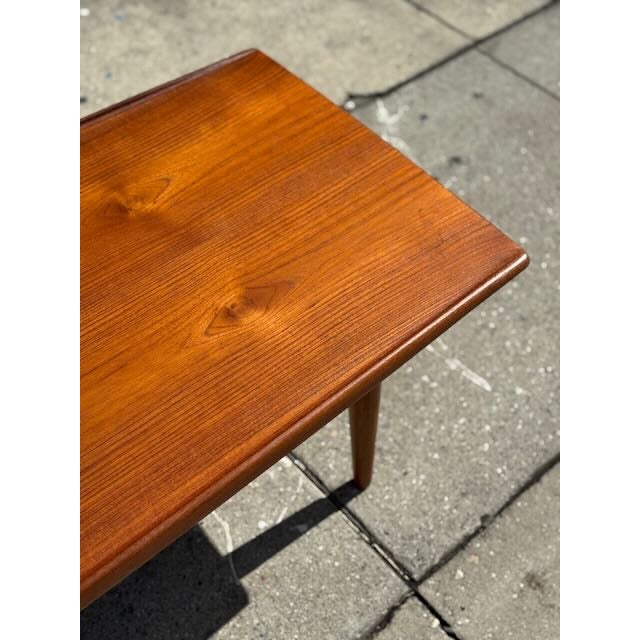 Vintage Kristiansen Thomassen Teak Low Coffee Table For Sale - Image 9 of 12