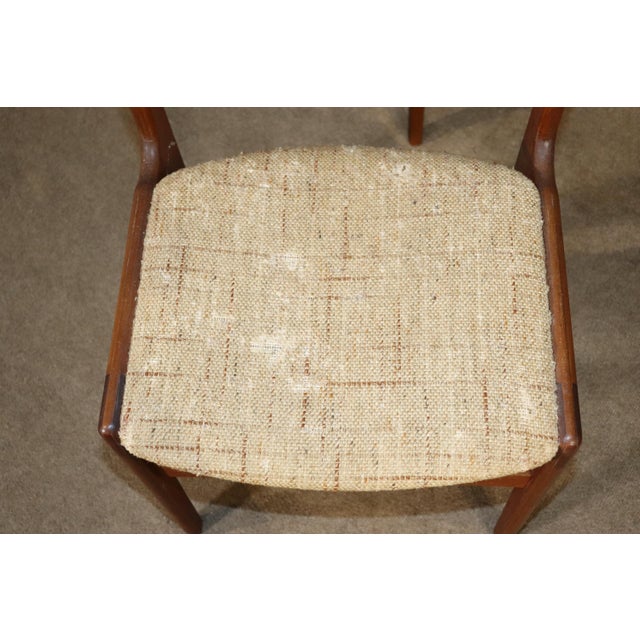 Mid 20th Century Erik Buch Style Chairs - 4 Pieces For Sale - Image 9 of 9