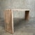 Early 21st Century Elm Wood Waterfall Style Console Table For Sale - Image 5 of 12
