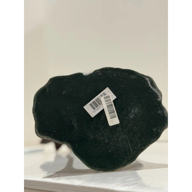 Vintage Brass Palm Tree Candlestick Trio Sculpture Tropical Modern Decor For Sale In Atlanta - Image 6 of 6