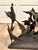 Curtis Jere 1970s Brutalist Sculptural Birds in Flight Welded Steel & Glass Coffee Table For Sale - Image 4 of 12