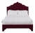 Clementine King Bedframe, Wine Velvet For Sale