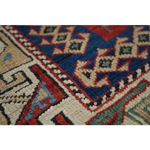 Traditional Late 18th Century Antique Caucasian Shirvan Rug 5'3'' x 9'7'' For Sale - Image 3 of 8
