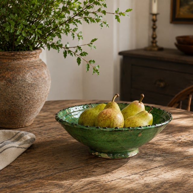 Moroccan Tamegroute Large Bowl For Sale In Atlanta - Image 6 of 6