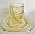 Early 20th Century Set of 12 Yellow Depression Era Glasses and Plates For Sale - Image 11 of 13