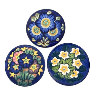 Royal Copenhagen Annual Country Flower Plates-Set of 3 For Sale