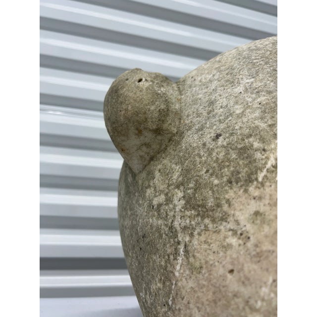 Large 18th Century, Italian or French White Marble Mortar Phenomenal Patina For Sale - Image 12 of 12