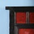 Wood 19th Century Antique Chinese Red Lacquered Cabinet With Flowers For Sale - Image 7 of 12