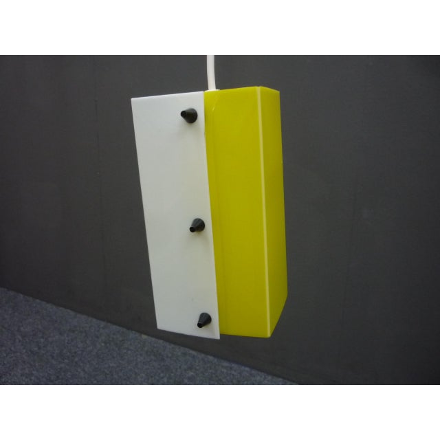 Mid-Century Modern Space Age Acrylic Glass Pendant Lamp, 1950s For Sale - Image 3 of 12