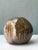 Olive Vintage Glazed Ceramic Vase For Sale - Image 8 of 12