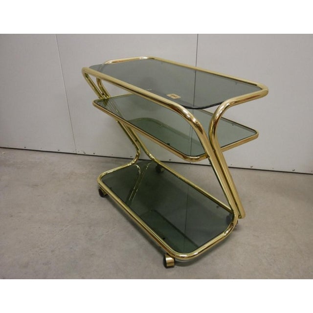 Brass Food Trolley from Morex, 1970s For Sale - Image 3 of 14