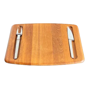 Vintage Mid Century Digsmed of Denmark Teak Serving Tray / Charcuterie Carving Platter