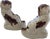 This pair of Staffordshire Terriers won't need feeding, walks, or your entire sofa. Small enough to fit on a bookshelf,...