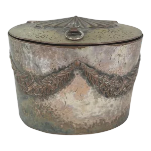 Early 20th Century Silverplate Tea Caddy