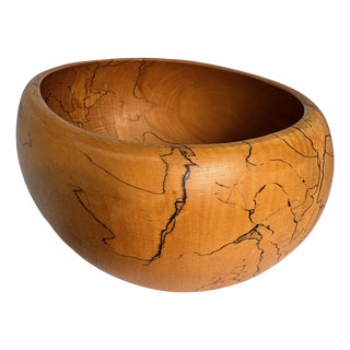 Bowl in Rotted Beech by Gösta Israelsson, 1960s For Sale