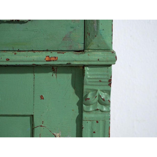 Metal Tyrolean Chest in Green Pine from Amaru For Sale - Image 7 of 12