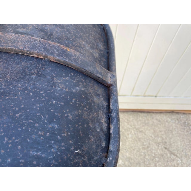 Industrial Metal Swivel Bar Stools, 1950s, Set of 2 For Sale - Image 12 of 18