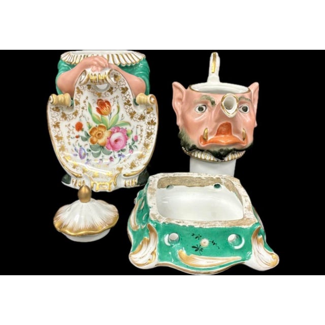 Russian Imperial Porcelain Teapot With Stove Night Light For Sale - Image 14 of 16