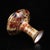 Red 1970s Enamel Porcelain Vase, Flat‑Bulb Shaped Vase Hand‑Decorated With Court‑Ladies & Garden Landscape Scenes For Sale - Image 8 of 9