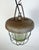 Metal Industrial Cast Iron Cage Pendant Light from Polam, 1960s For Sale - Image 7 of 13