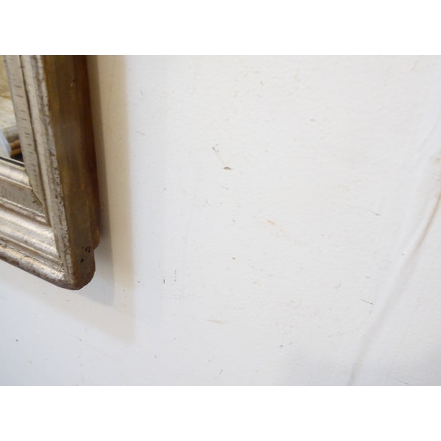 Mid 19th Century 19th Century Silverleaf Crackle Finish Mirror For Sale - Image 5 of 5