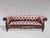Antique Victorian Chesterfield Sofa in Brown Leather, 1880 For Sale - Image 3 of 14