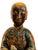 Wood Chinese Qing Dynasty Lacquered and Polychrome Wood 18" Figure With a Deer For Sale - Image 7 of 13