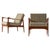 Wood Kandidaten Teak Easy Chairs by Ib Kofod-Larsen, 1950s, Set of 2 For Sale - Image 7 of 7