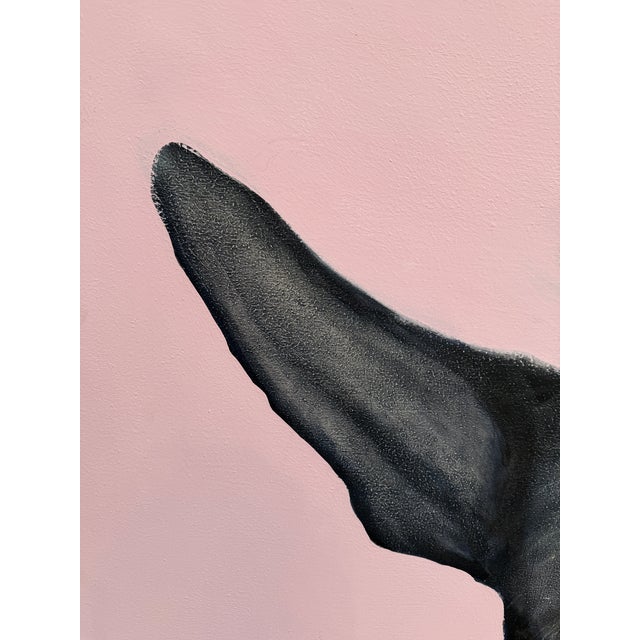 Portrait of a Xoloitzcuintli Oversized Canvas Original Art For Sale - Image 9 of 12