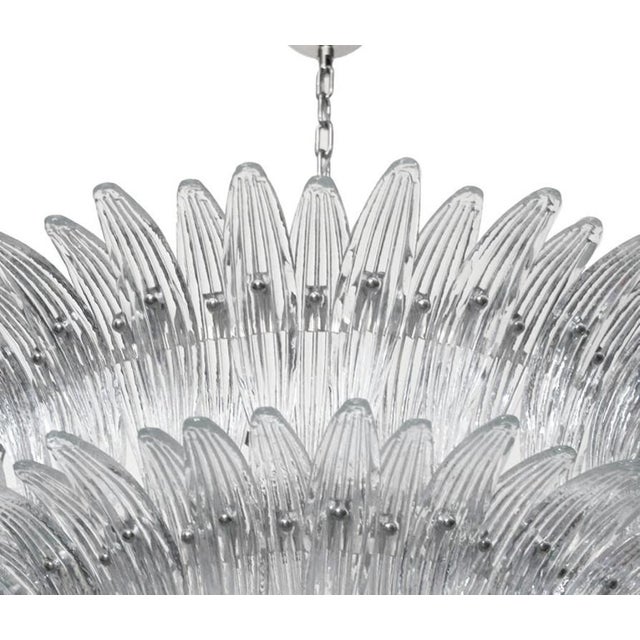 Fabio Ltd 21st Century Tiered Palmette Chandelier by Fabio LTD For Sale - Image 4 of 9