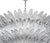 Fabio Ltd 21st Century Tiered Palmette Chandelier by Fabio LTD For Sale - Image 4 of 9