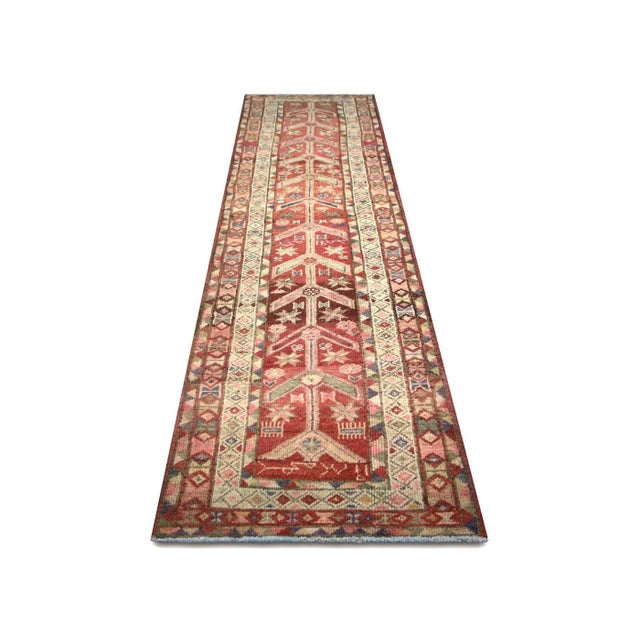 1960s Turkish Oushak Runner For Sale In Los Angeles - Image 6 of 7