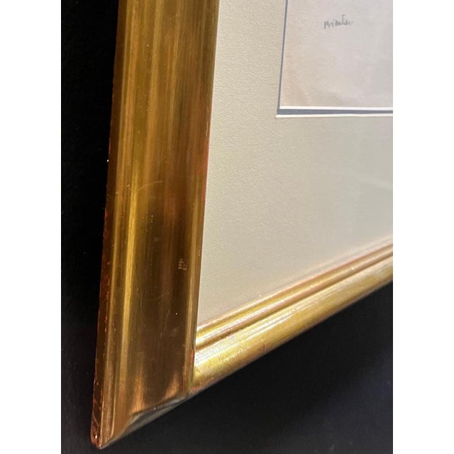 Benjamin II Vautier, Thoughtful Woman, Graphite on Paper For Sale - Image 5 of 9