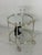 Mid-Century Circular Chrome-Plated Brass Bar Cart, 1960s For Sale - Image 6 of 12