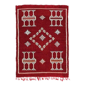 Late 20th Century Vintage Moroccan Rug - 4'6'' X 3'1''