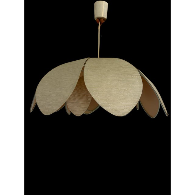 Vintage Petal Pendant Light, 1970s For Sale - Image 6 of 13