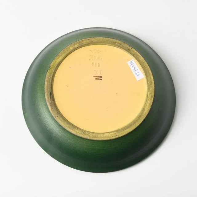 1920s Art Nouveau Danish Plate with Swallow from Ipsen, 1920s For Sale - Image 5 of 8