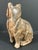Late 20th Century Late 20th Century Folk Art Carved Wooden Cat Sculpture For Sale - Image 5 of 10