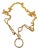 1990s Chanel Vintage Gold Plated CC Magnifying Glass Double Chain Long Necklace For Sale