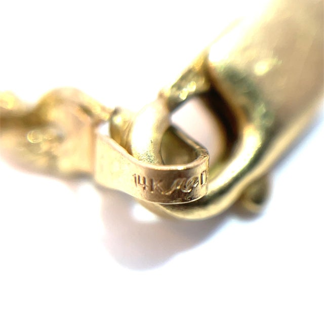 Modern 14k Yellow Gold Rope Design Bracelet For Sale - Image 3 of 4