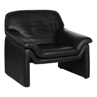 Atlanta Armchair in Black Leather from Laauser For Sale